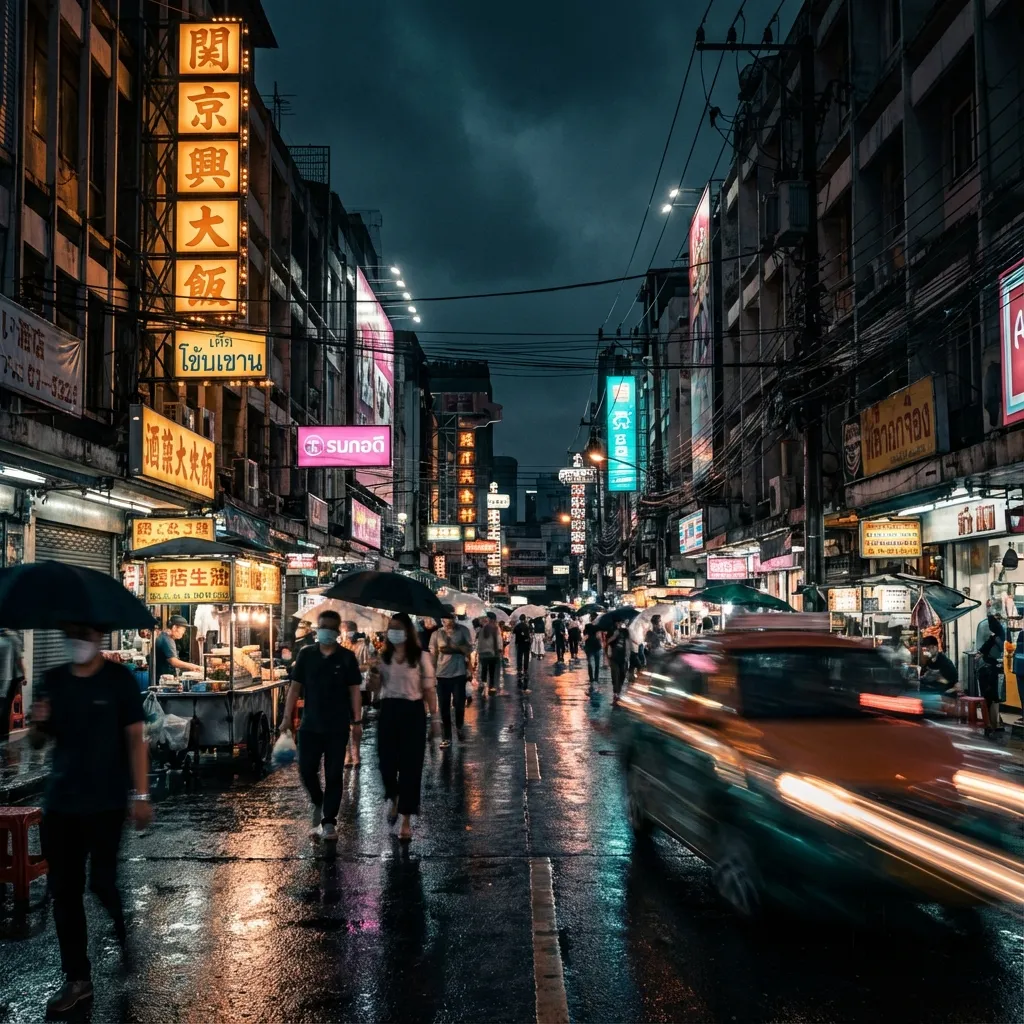 Southeast Asia City Landscape